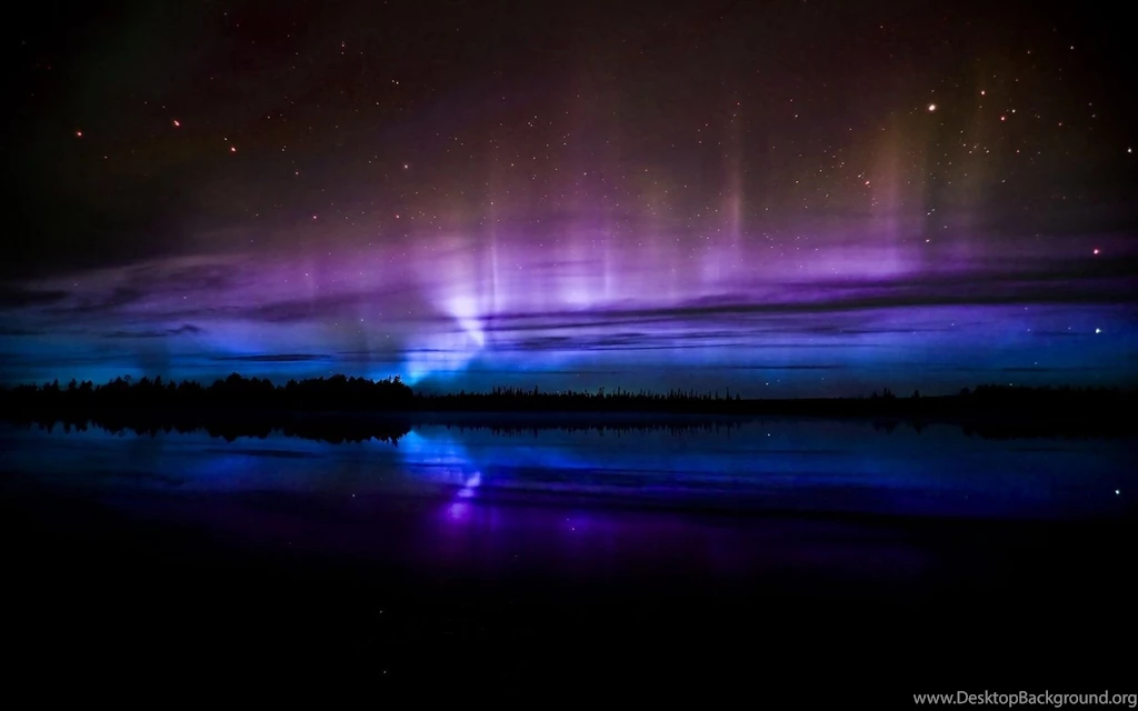 Purple And Neon Blue Night Skyscapes Wallpapers