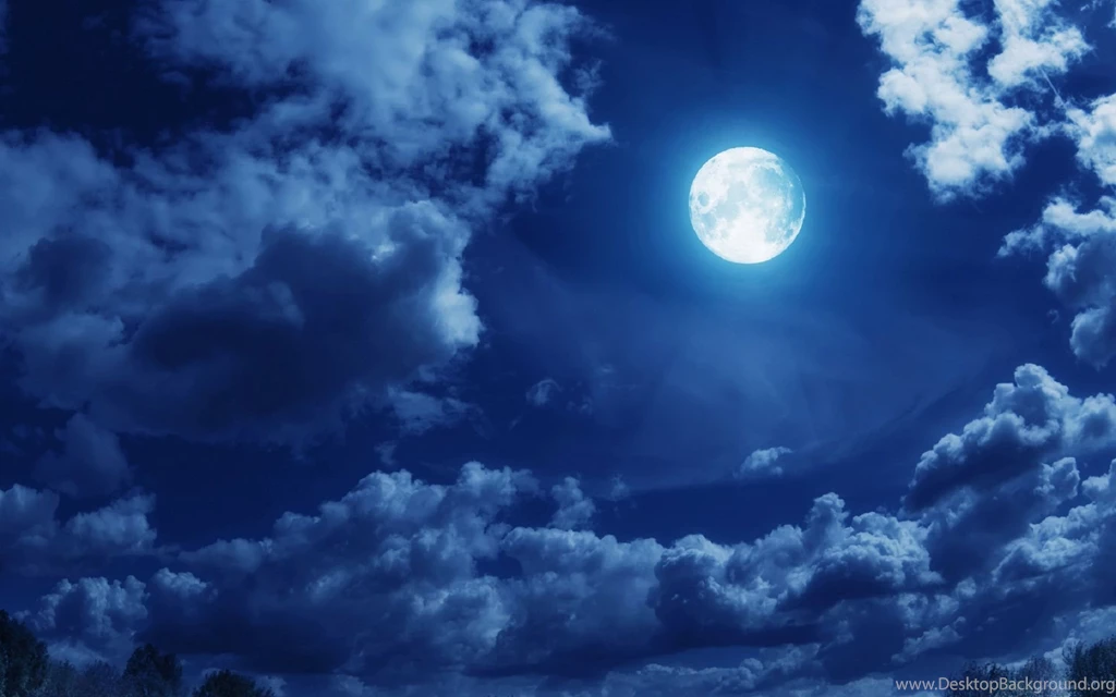 Good Night Full Moon Cool Night Sky Wallpapers