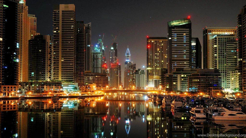 1920x1080 Dubai Creek Night Wallpapers