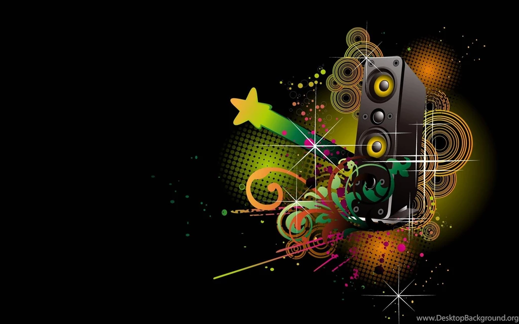 Cool Music Abstract Black Backgrounds Wallpapers