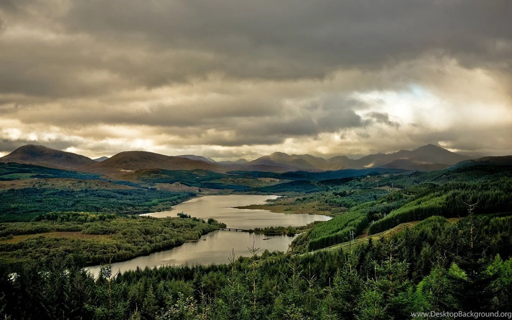 Great Britain, Scotland, Loch Garry Computer Wallpapers, Desktop ...