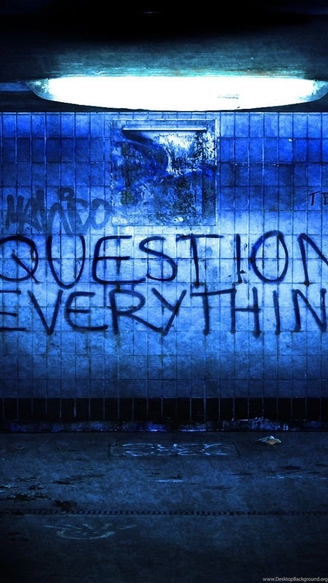 Question Everything iPhone 5 Wallpapers
