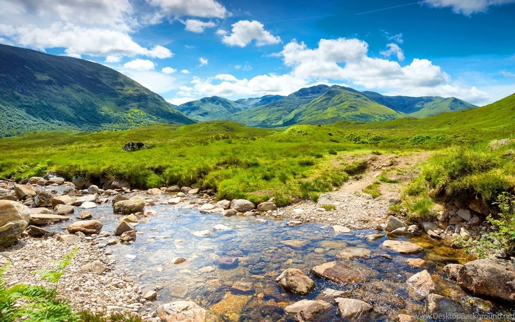 1680x1050 Green Valley Scotland Wallpapers