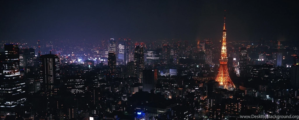 Download Wallpapers 2560x1024 Tokyo, Japan, City, Night, Lights ...