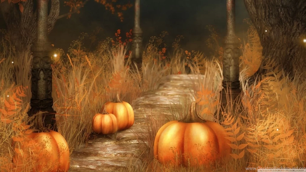 Pumpkins Halloween HD Desktop Wallpapers : Mobile : Dual Monitor