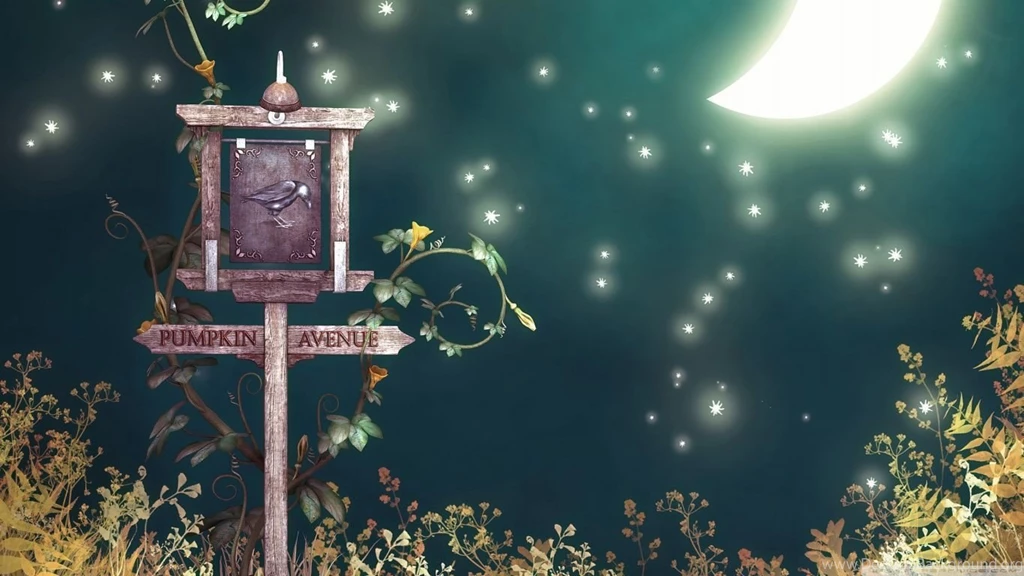 Pumpkin Avenue Halloween HD Desktop Wallpapers : Widescreen : High ...