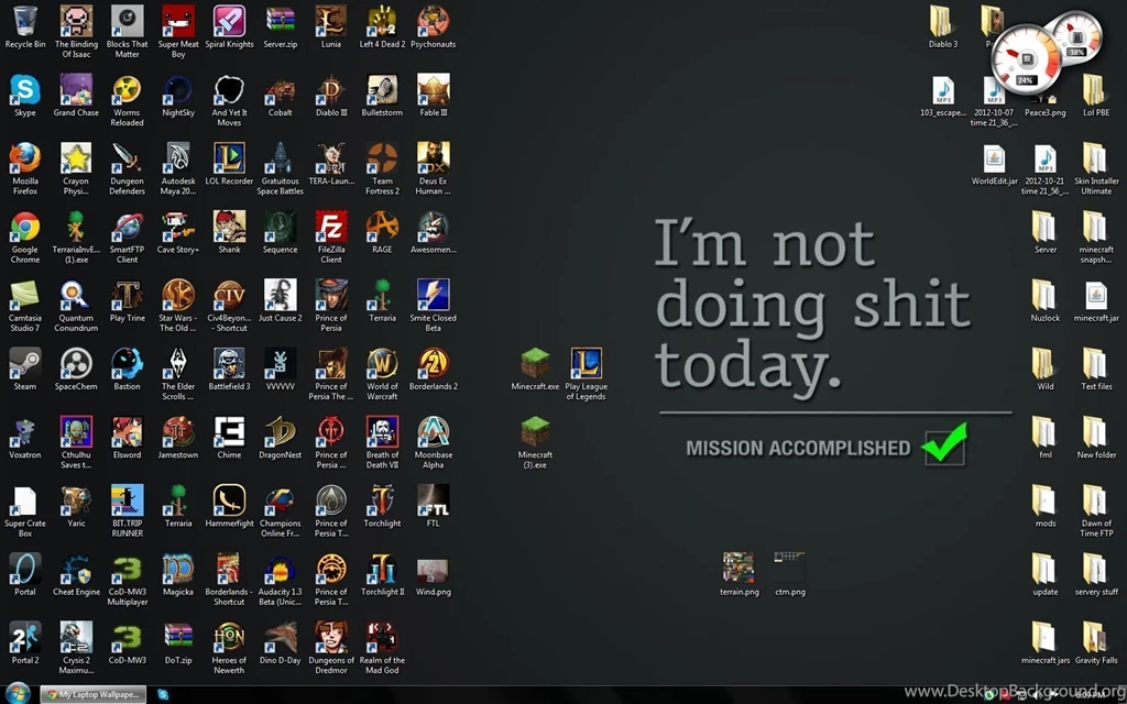You Want Games? Okay. Also, My Wallpapers =3 Comment