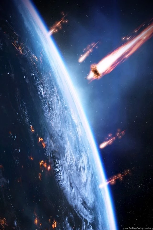 Mass Effect 3, Invasion Earth iPhone Wallpapers