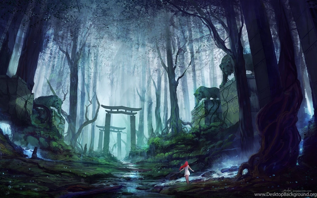 Fantasy: Fantasy Art Artwork Landscape Nature Free Desktop ...