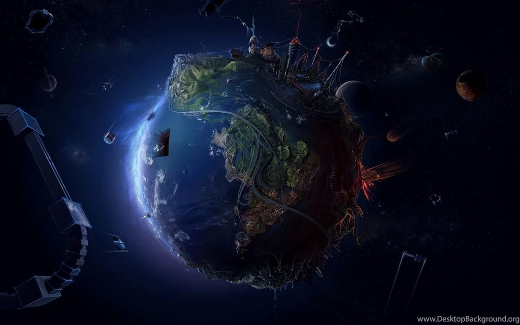 Windows 8 Wallpapers 3D Fantasy Space World