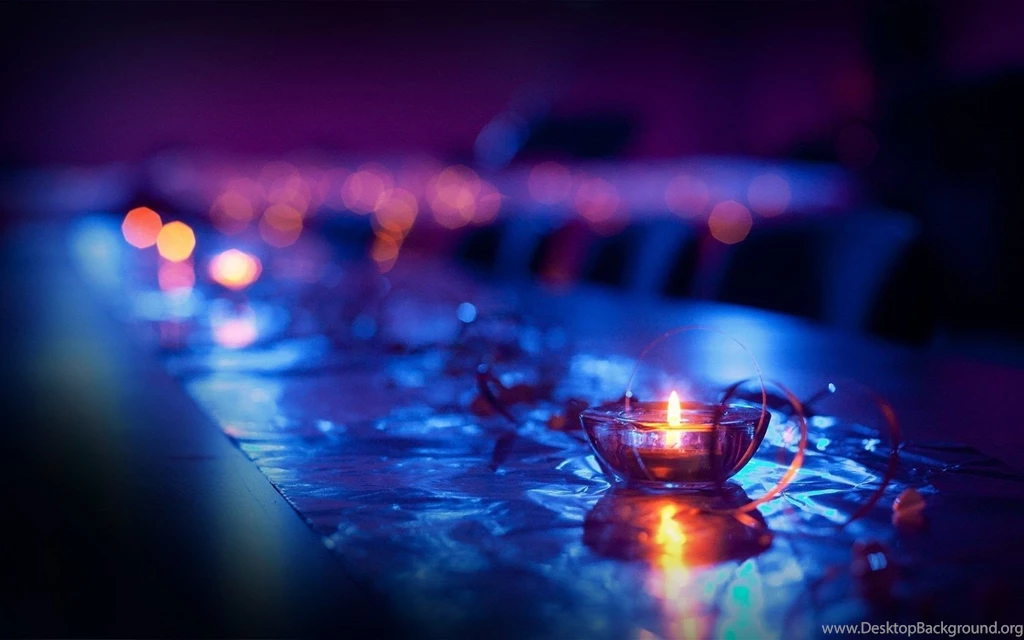 Close Up Candles Lights Bokeh Photo Hd Wallpapers Wallpapers