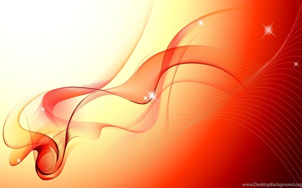Orange Ribbon Desktop Wallpapers
