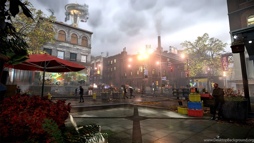 InFAMOUS SECOND SON Sci fi Action Adventure Seattle City Rain ...