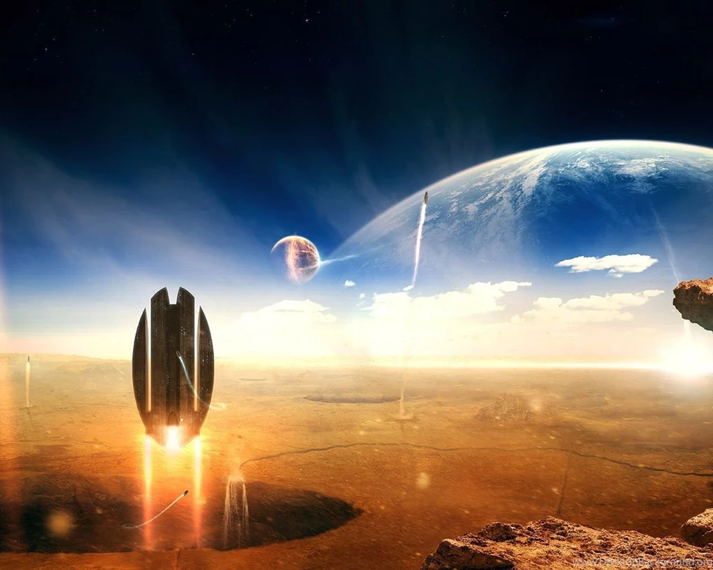 Spacecraft Into Space Wallpapers