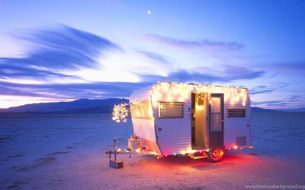 1440x900 Christmas Caravan Desert Wallpapers