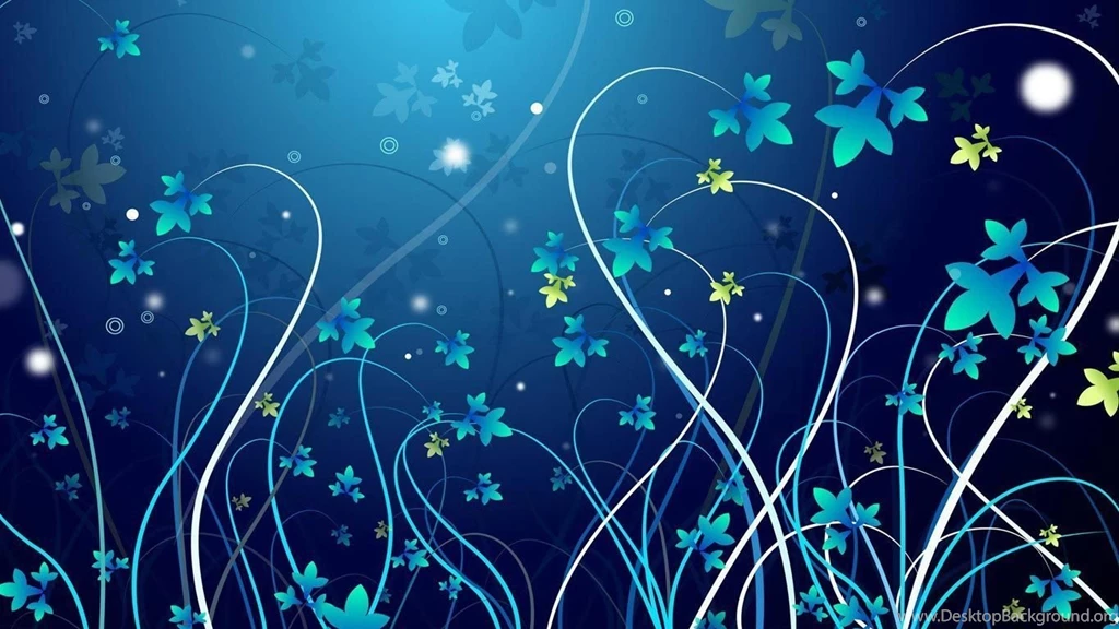 Desktop Wallpapers · Gallery · HD Notebook · Futuristic Flowers ...