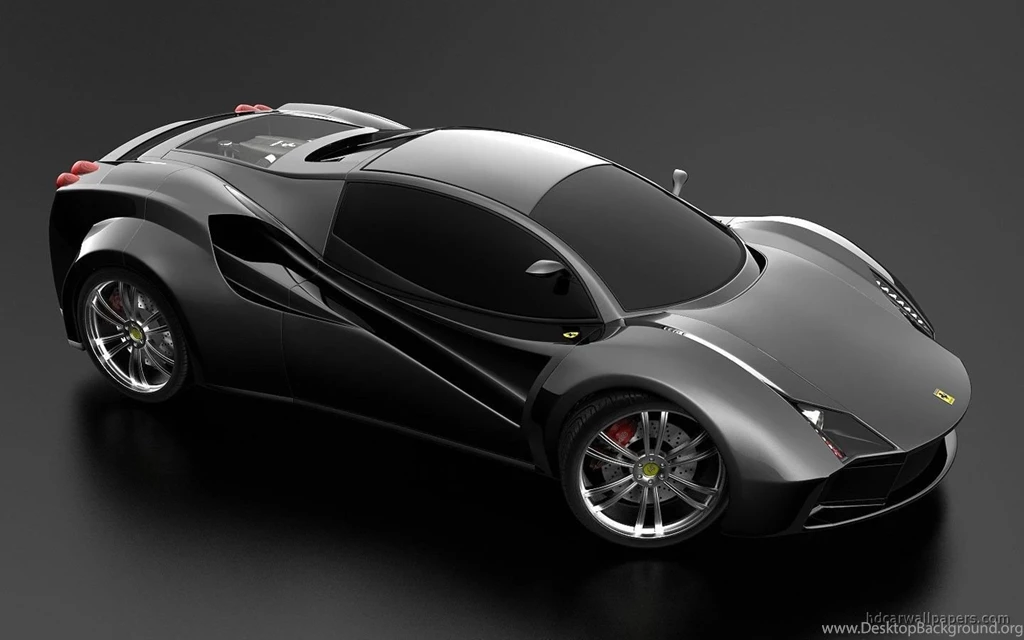 Ferrari Black Concept Wallpapers