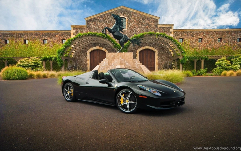 Ferrari 458 Spider Black