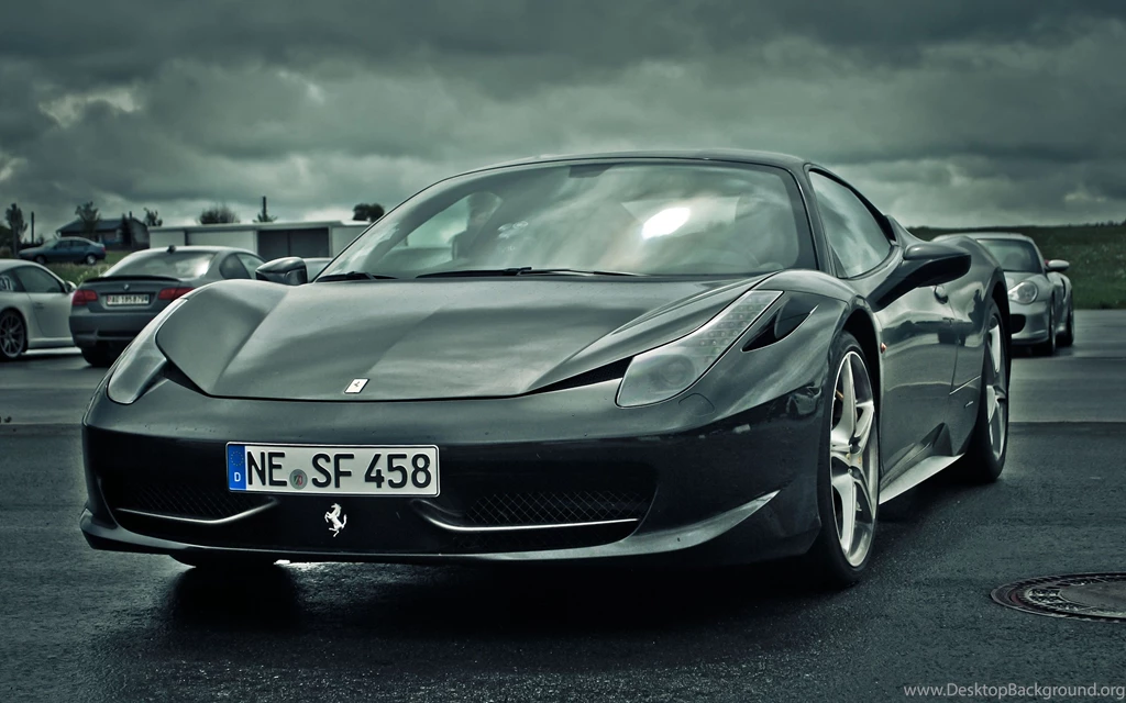 Black Ferrari Wallpapers Hd For Desktop   Image