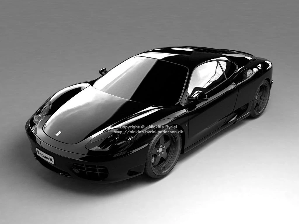 Ferrari Sport Black Cars Wallpapers HD
