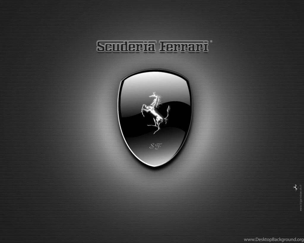 Black Ferrari Logo Wallpapers