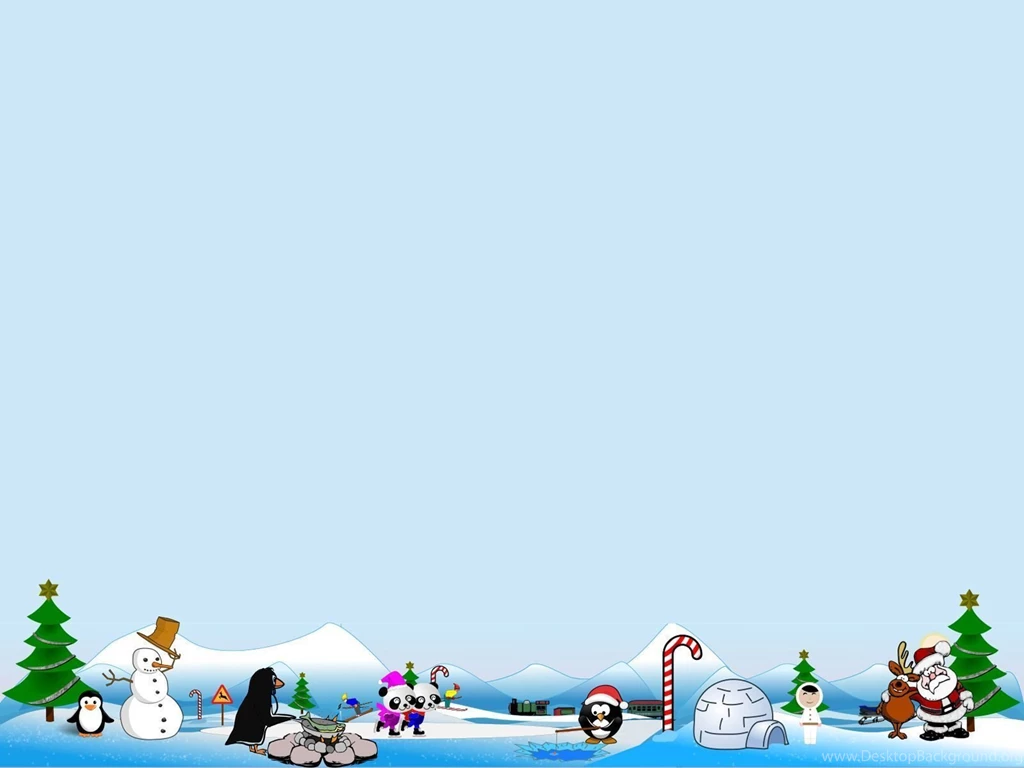 Artic North Pole Scene For Holidays Backgrounds Christmas PPT ...