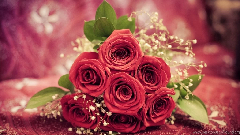 Red Rose Wedding Photos Bouquet Wallpapers HD