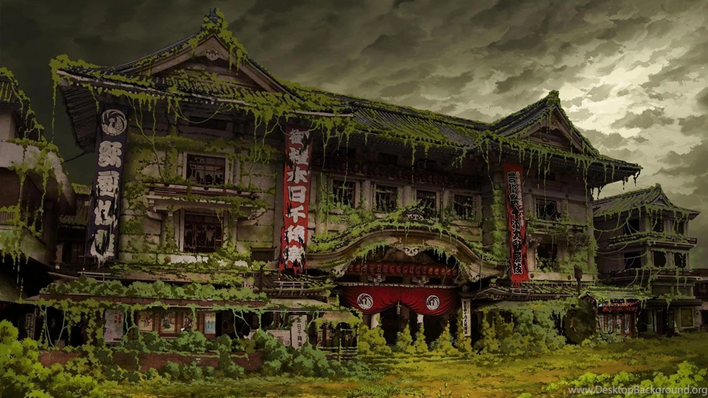 Asian Architecture Ivy Tokyo Tokyogenso Abandoned Wallpapers