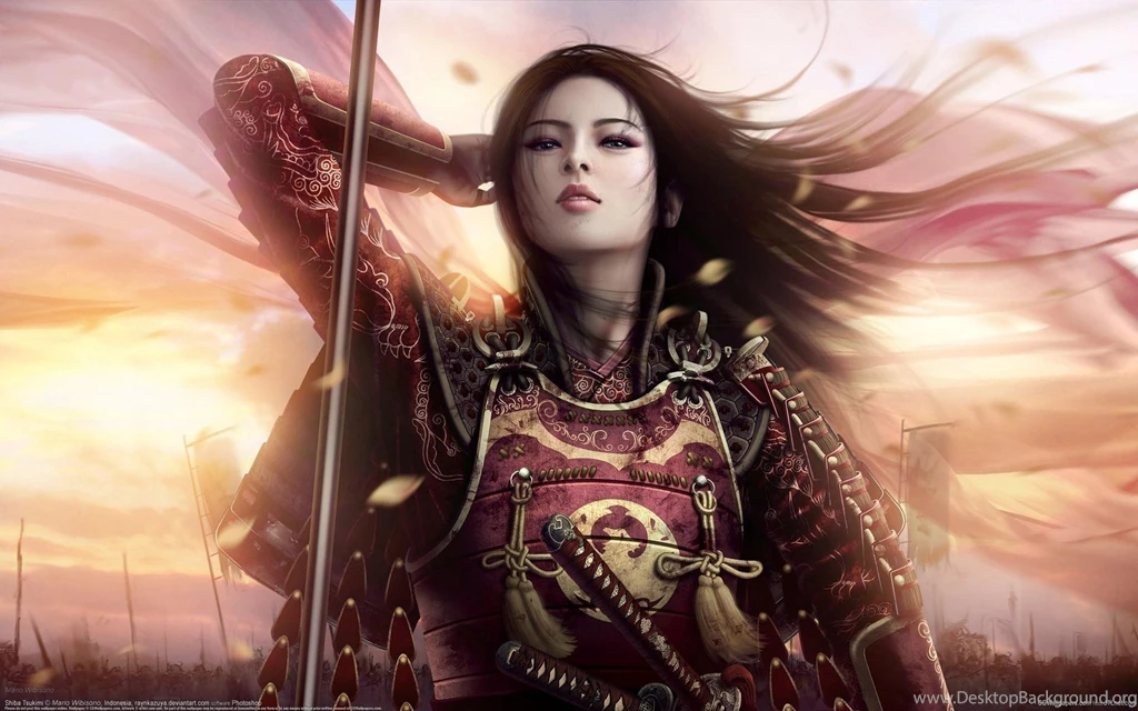 A Stunning Asian Warrior [Your Popular HD Wallpaper]