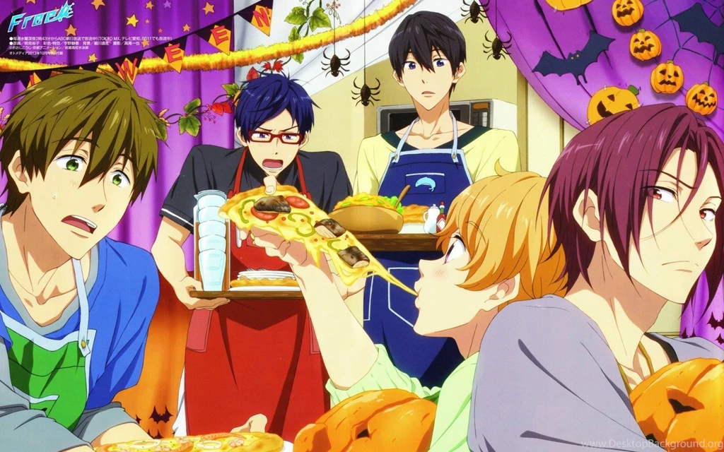 Free! Anime Halloween 03b HD Wallpapers