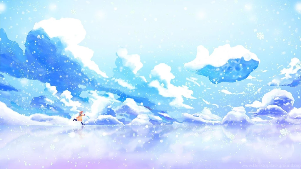 Anime Scenery Ice Free Wallpapers Desktop