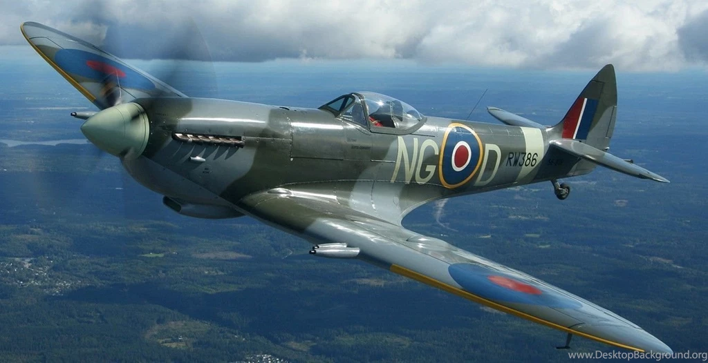 Spitfire Wallpaper, Supermarine, Spitfire, Aircraft, Plane, Clouds ...