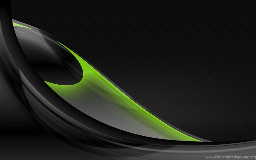 Wallpapers Black, Green, Twists