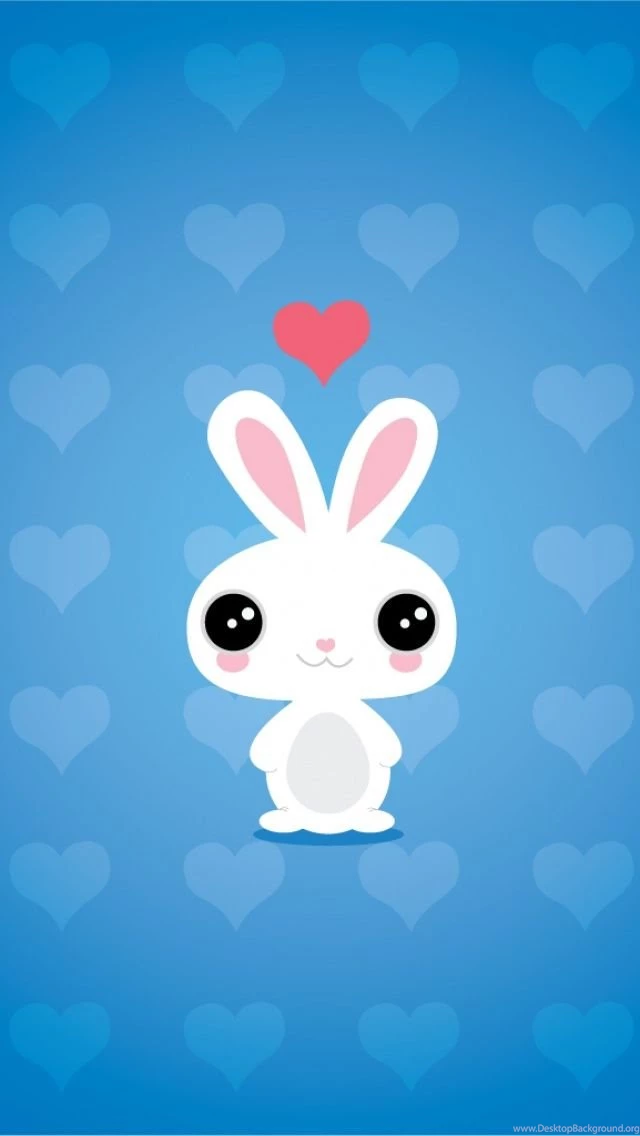 Love Rabbit iPhone 5 Wallpapers