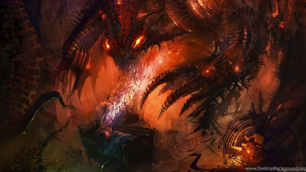 Hd Fantasy Red Dragon Hd Picture