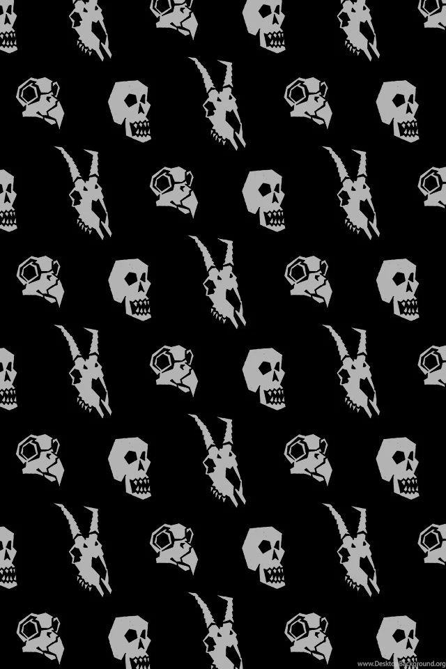 Skulls Pattern (Beer Coaster) On Behance