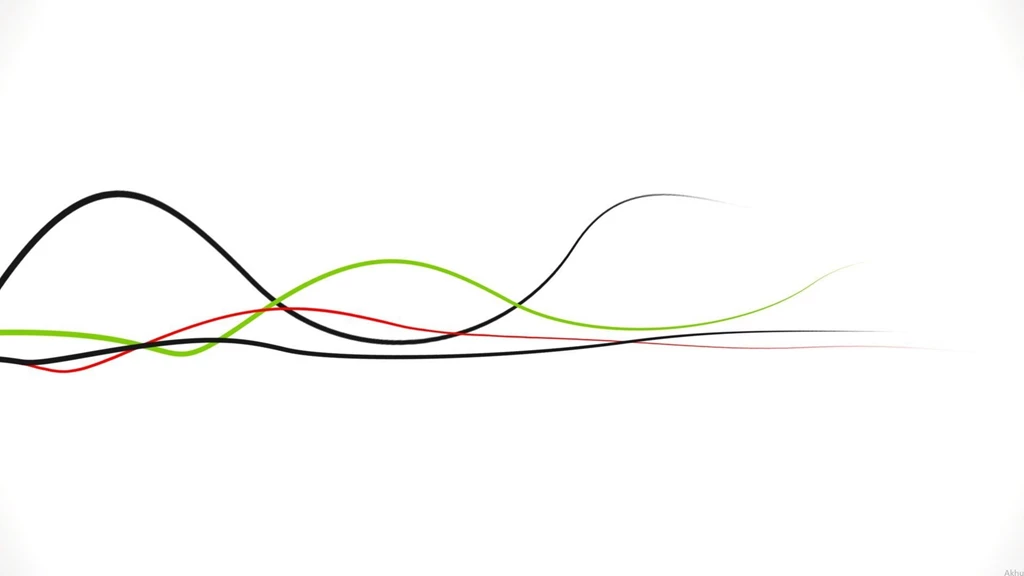 Green Abstract Red White Waves Lines Pure Pure Simple Wallpapers ...
