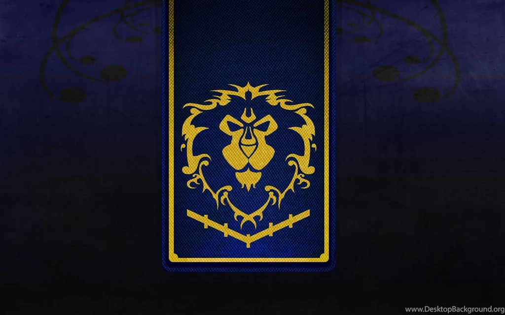 Black World Of Warcraft Gold Textures Lions Alliance Crests ...