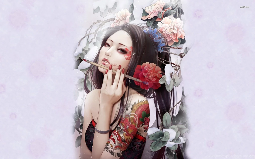 Artistic Geisha Wallpapers Artistic Wallpapers