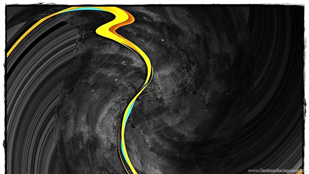 Download 1366x768 Black And Yellow Art Wallpapers