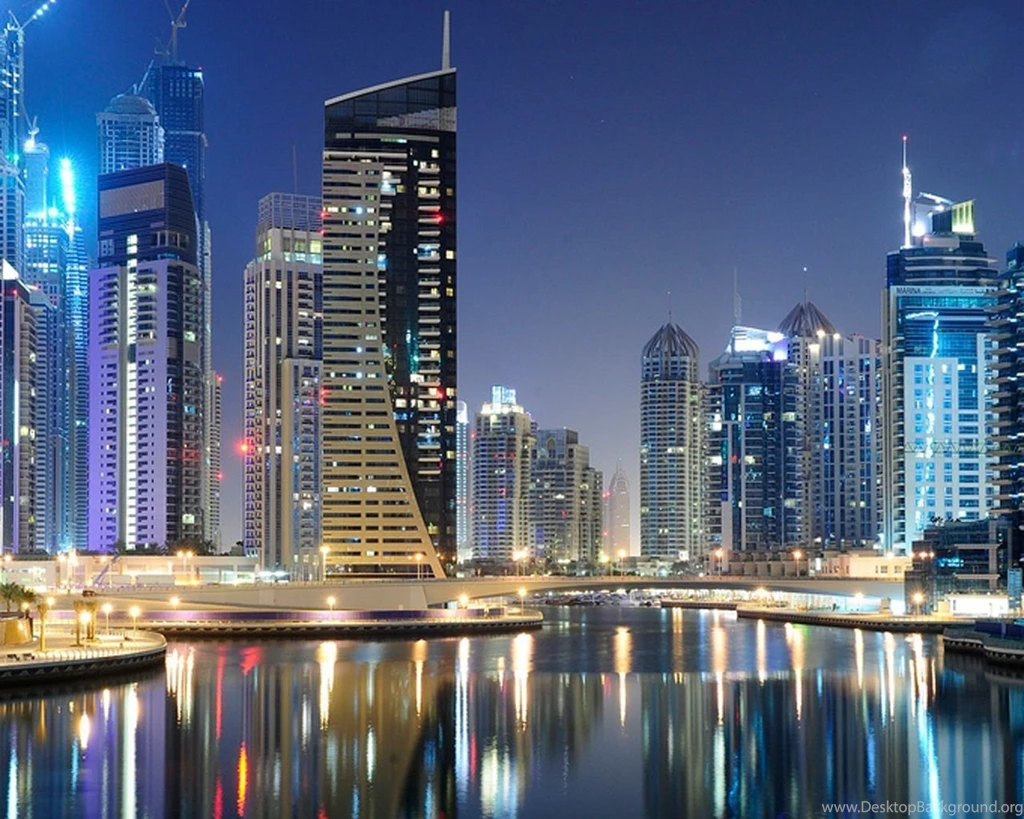 Dubai Night City   HD Wallpapers