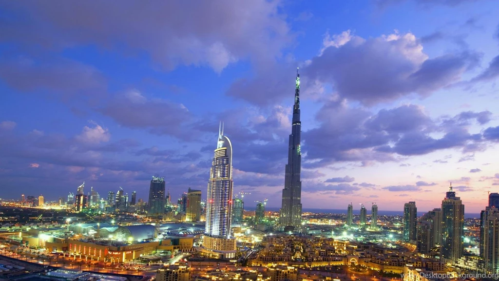 Dubai At Night Wallpapers For 1600×900 – WallpapersIQ