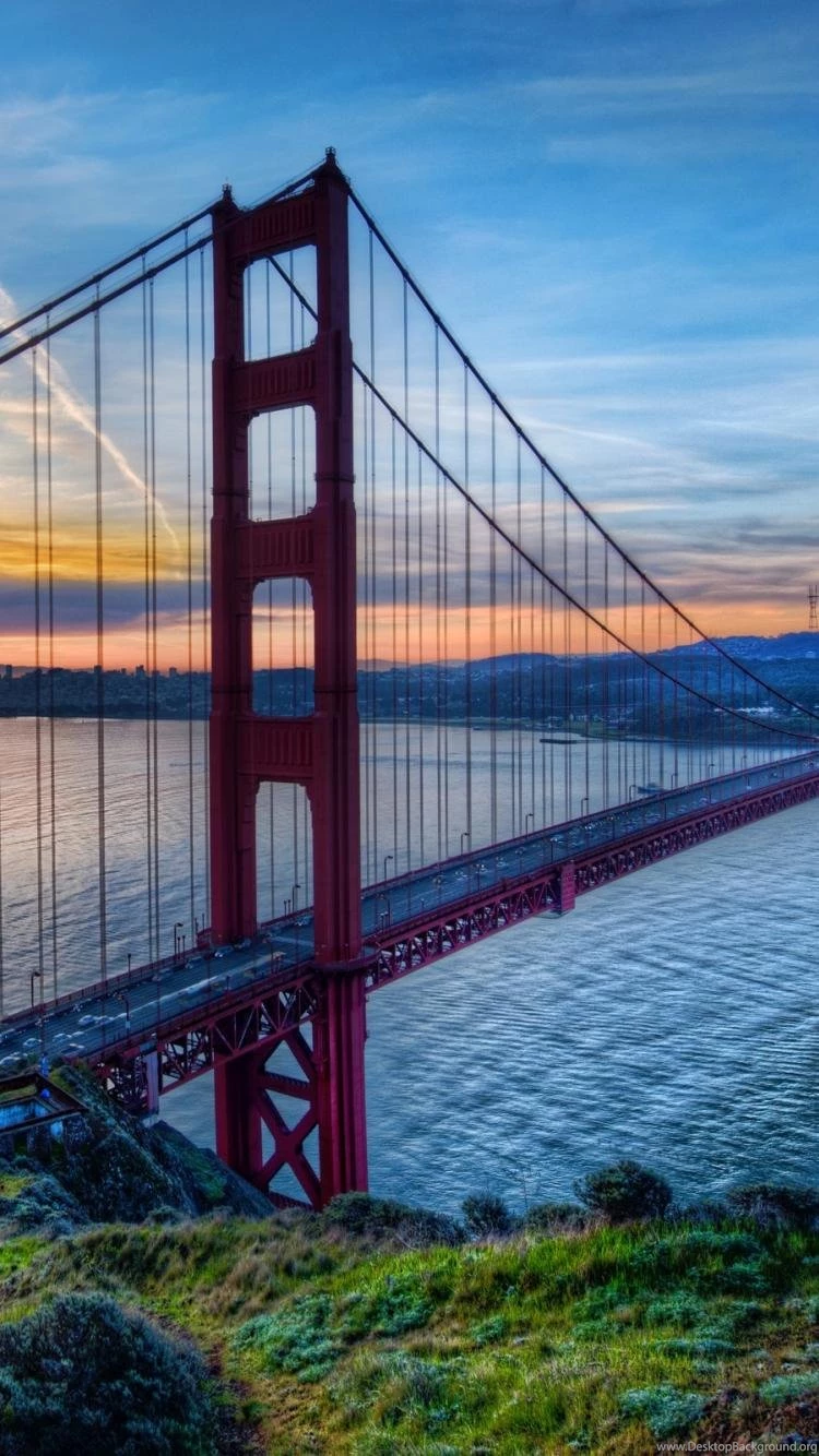 Sunrise Architecture Bridges Golden Gate Bridge San Francisco ...