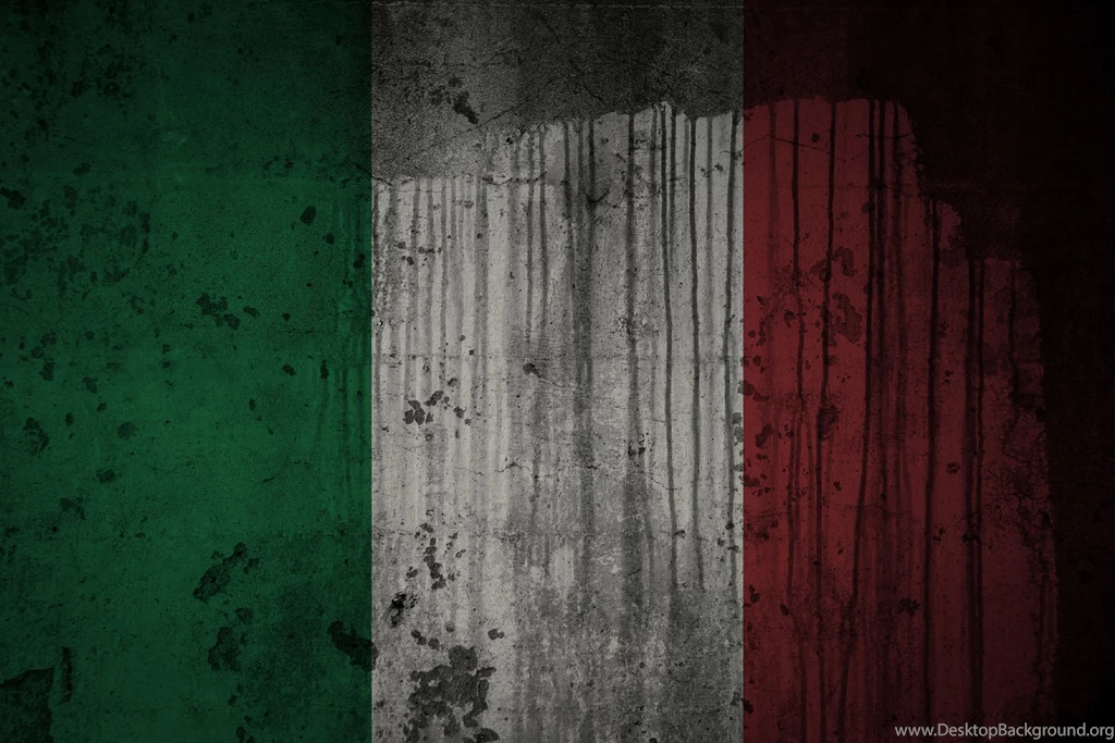Grunge Flags Italian Italy Flag