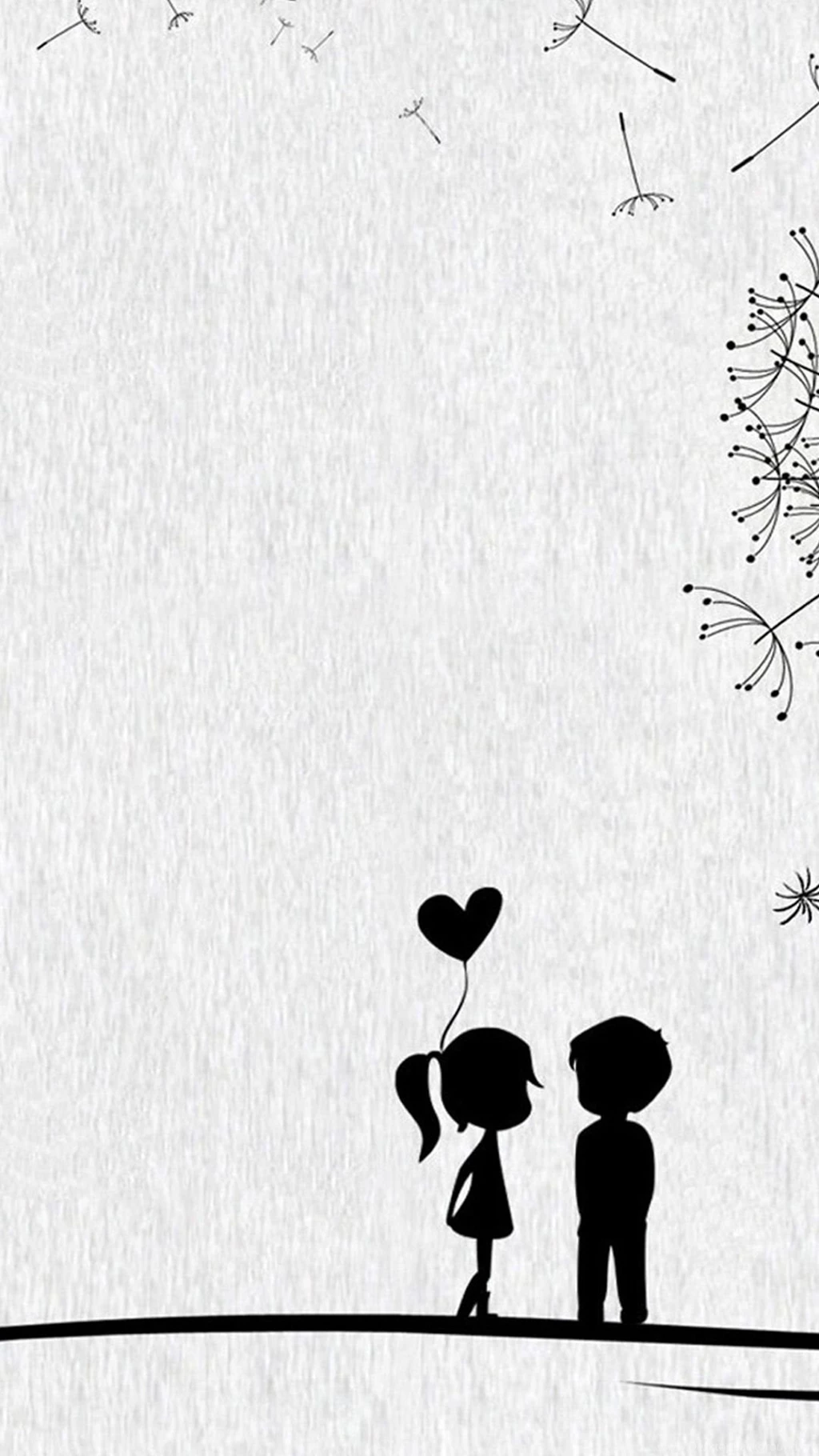 Cute Sweet Love Little Couple iPhone 6 Wallpapers Download