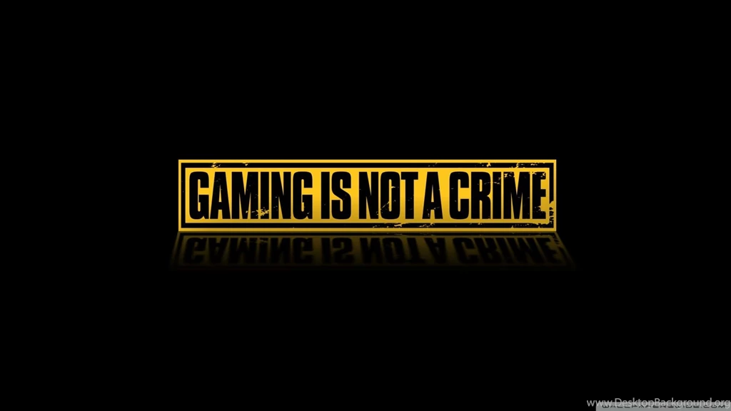 Download Gaming Is Not A Crime Wallpapers 1920x1080