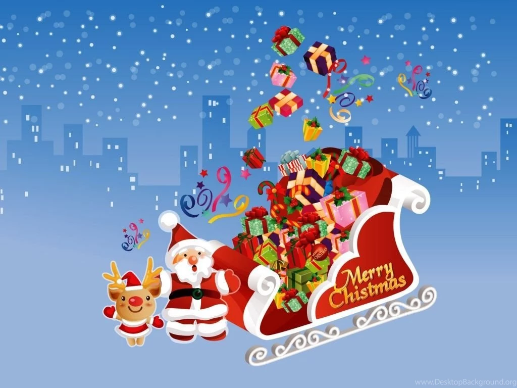 1024x768 Merry Christmas Desktop PC And Mac Wallpapers