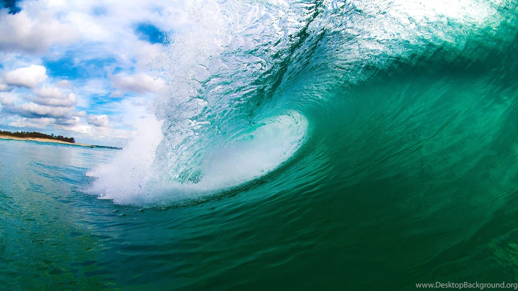 Download Wallpapers 3840x2160 Sea, Wave, Island 4K Ultra HD HD ...