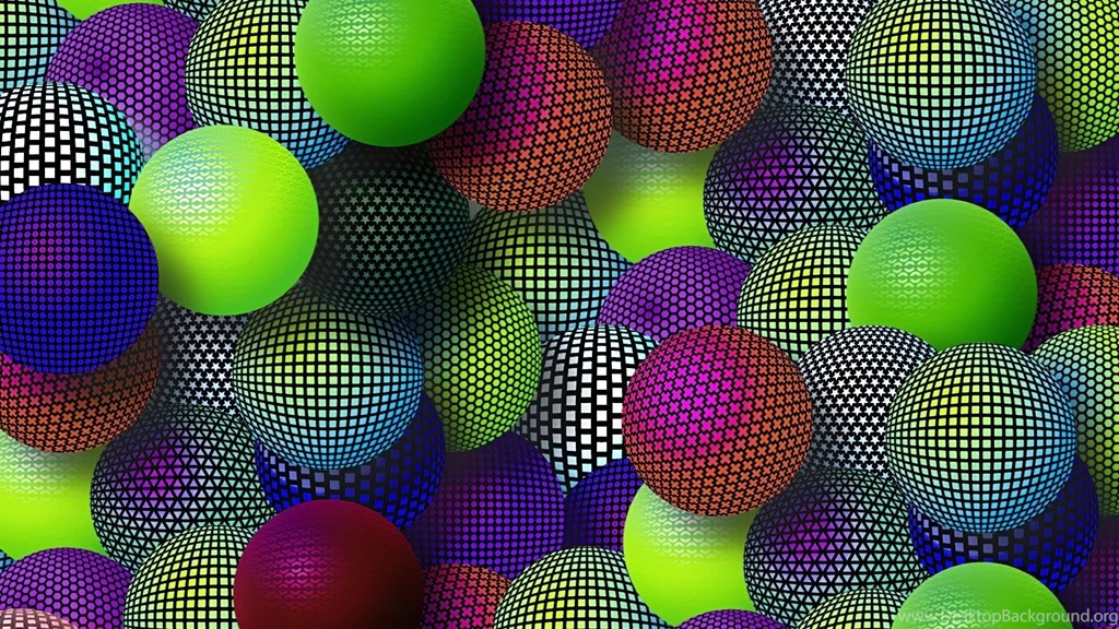 Download Wallpapers 1920x1080 Balloons, Colorful, Mesh, Set ...