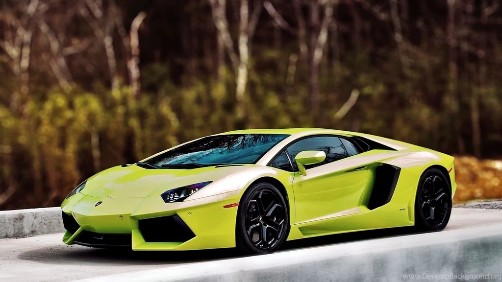 1920x1080 Green Lambo Aventador Wallpapers